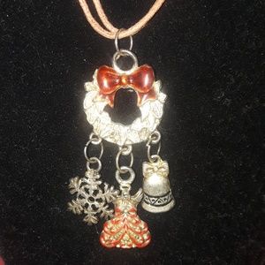 Jingle jangles holiday Charm Necklace Angel & Bell